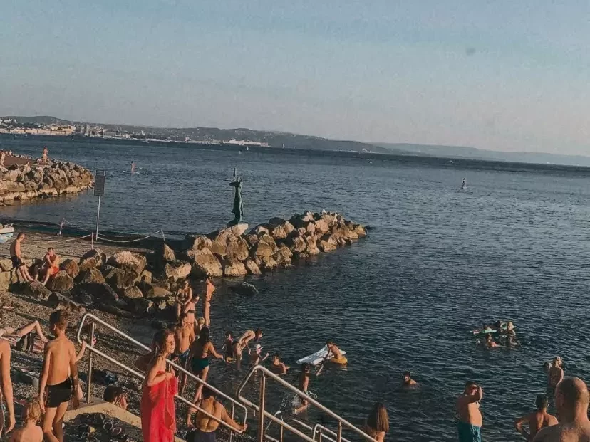 barcola beach trieste